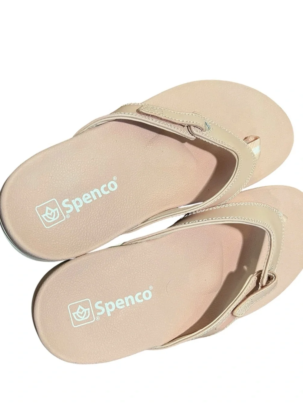Spenco Women’s Size 8D Ava Orthotic Sandals Pale Blush Pink Adjustable Leather